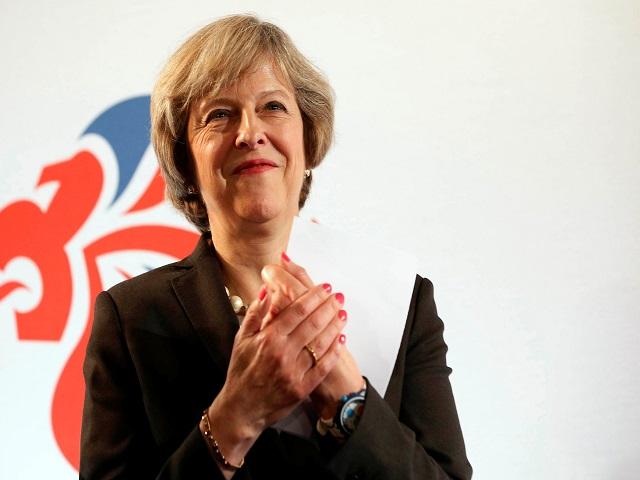 Theresa may (above) probably won't be clapping if Stormzy wins the Mercury Music Prize